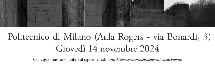 Convegno – Modernità e Patrimonio